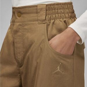 Jordan Khaki Jogger Pants wide leg flare Size xl